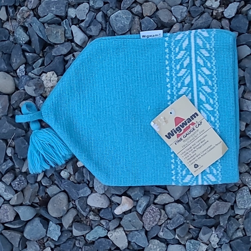 NWT Vintage Wigwam 100% Wool Winter Tassel Hat Made in the USA
